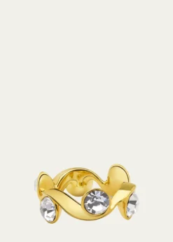 Oscar de la RentaCrystal Wave Ring