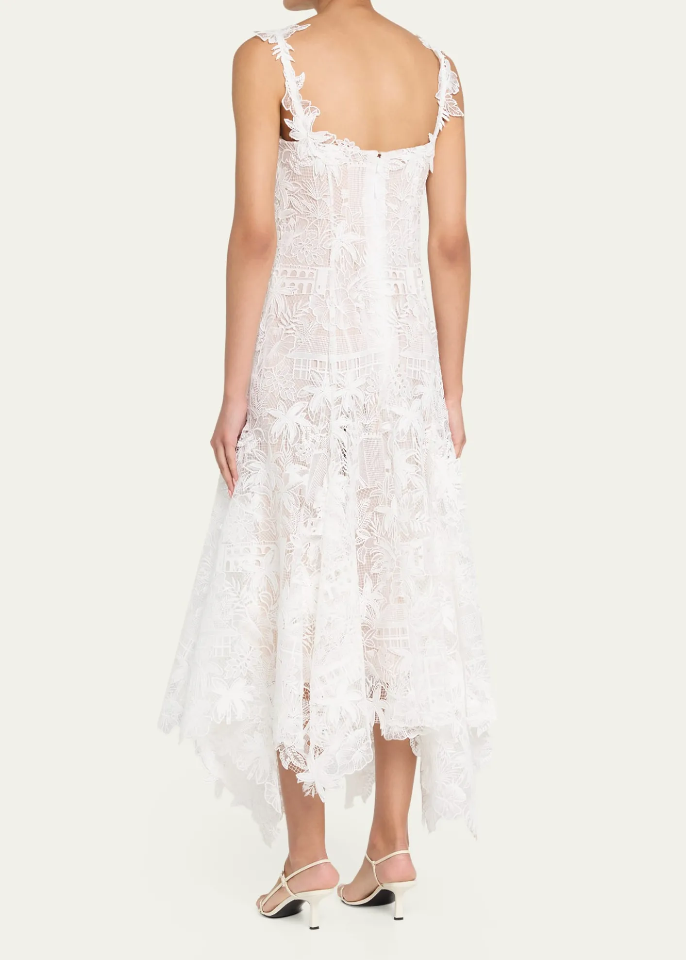 Oscar de la RentaDominican Landscape Guipure Dress