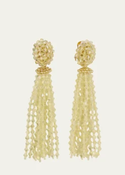 Oscar de la RentaLong Tassel Earrings