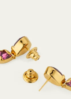 Oscar de la RentaPear Rhinestone Drop Earrings