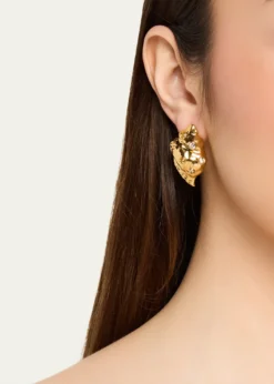 Oscar de la RentaSeashell Stud Earrings