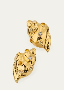 Oscar de la RentaSeashell Stud Earrings