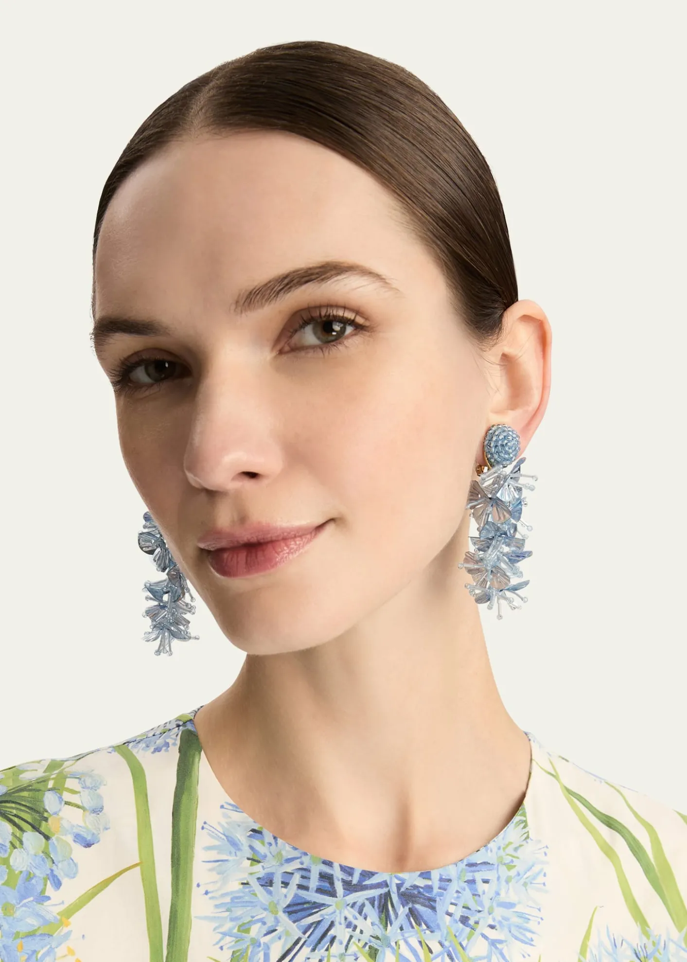 Oscar de la RentaSequin Tassel Drop Earrings