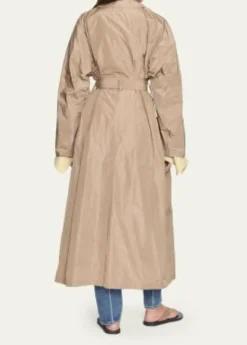 OssouArma Technical Taffeta Trench Coat