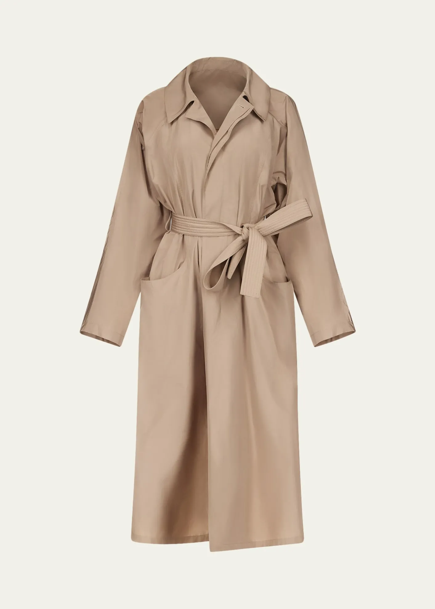 OssouArma Technical Taffeta Trench Coat