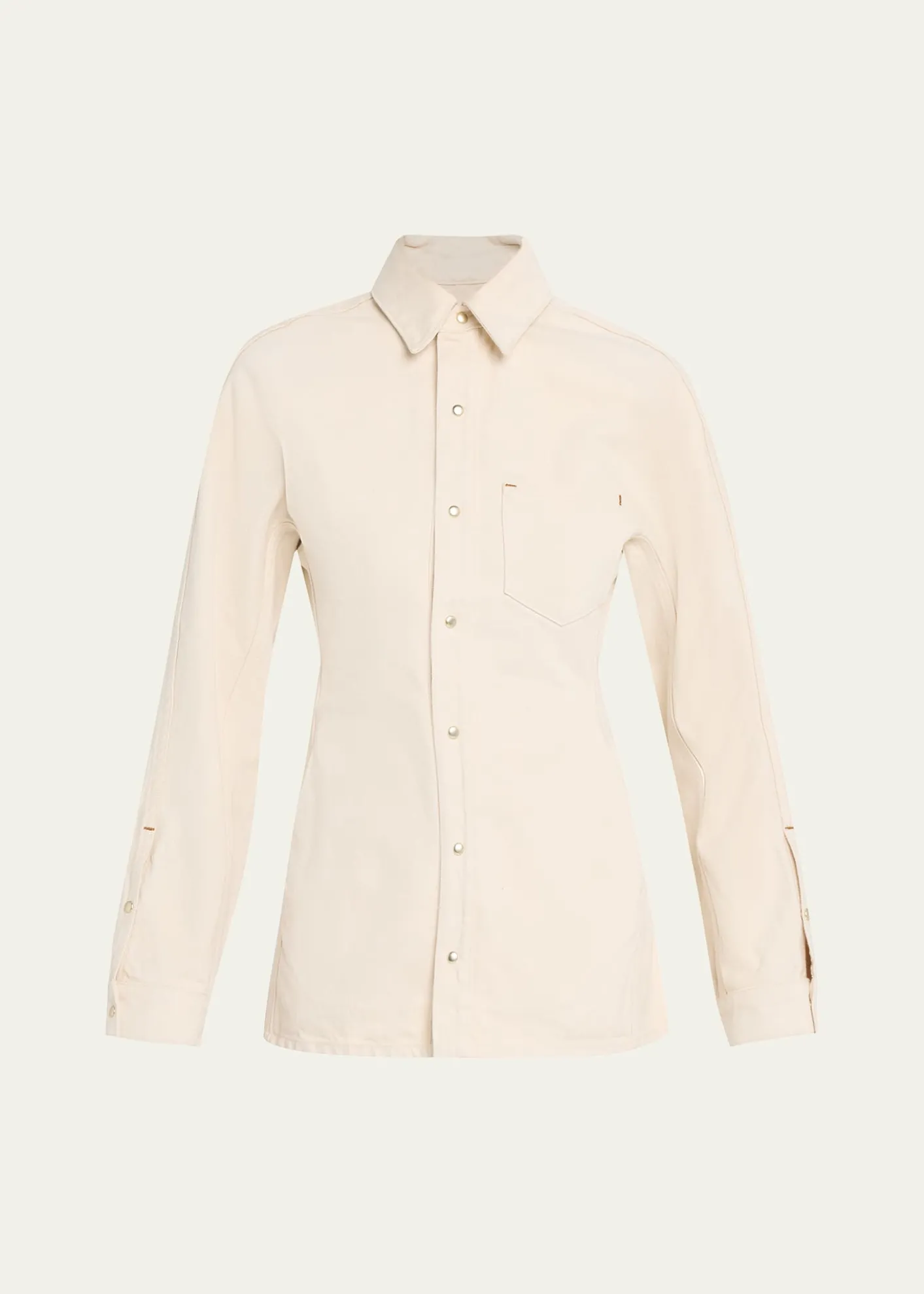 OssouCinch Long-Sleeve Denim Shirt