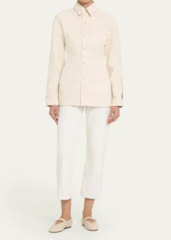 OssouCinch Long-Sleeve Denim Shirt