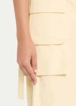 OssouGlen Knee-Length Cargo Skirt