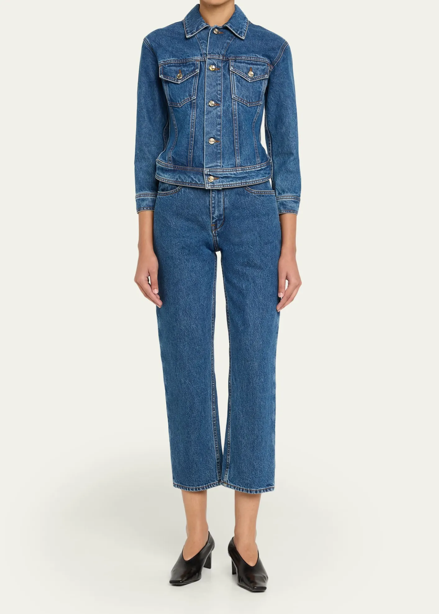 OssouHitch Denim Trucker Jacket