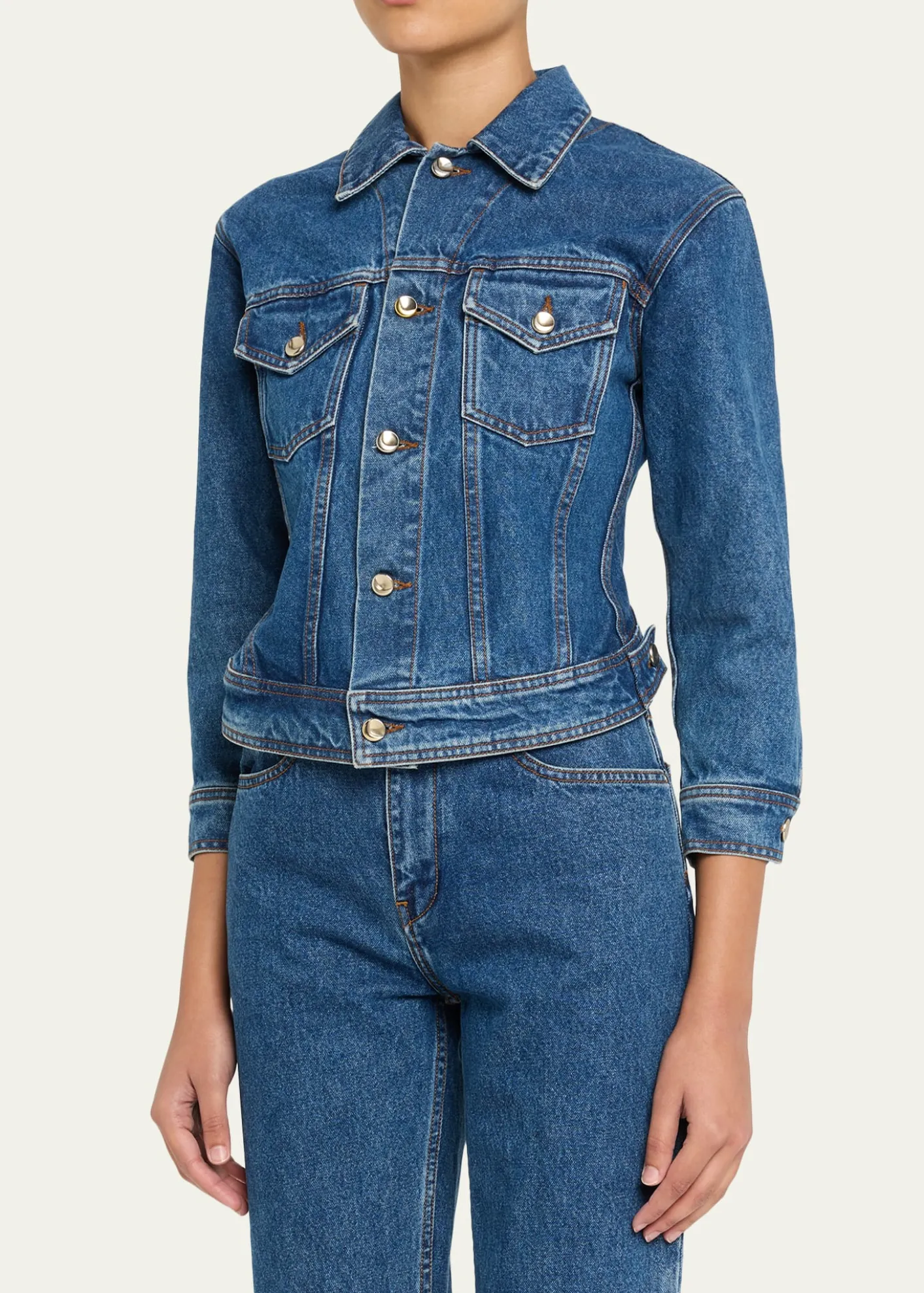 OssouHitch Denim Trucker Jacket