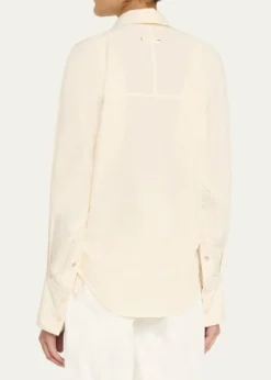 OssouRidge Long-Sleeve Cotton Poplin Shirt