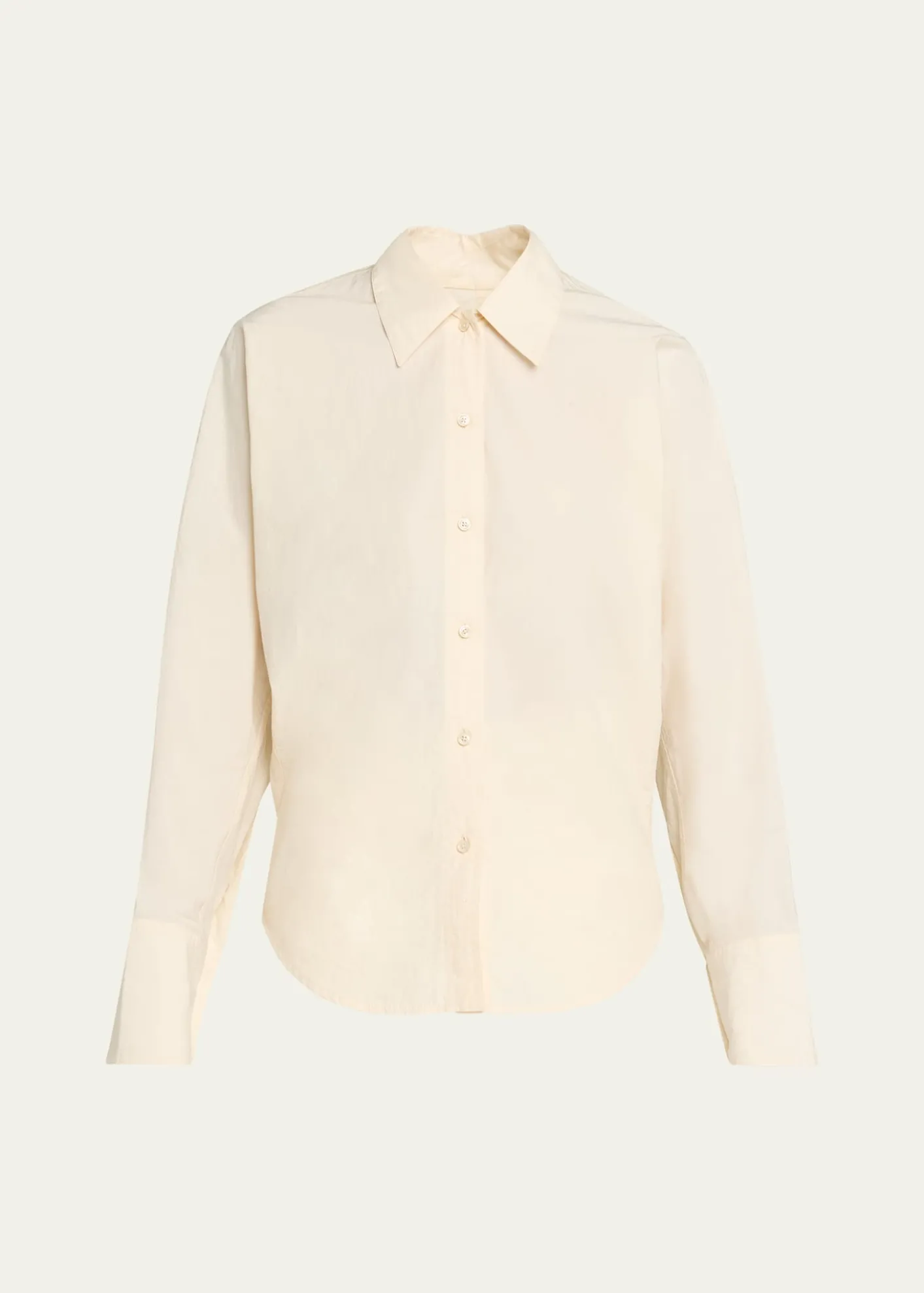 OssouRidge Long-Sleeve Cotton Poplin Shirt