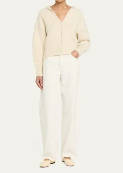 OssouWader Whipstitch Wool-Blend Sweater