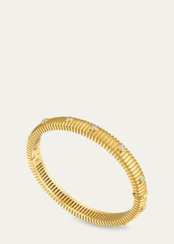 Pamela Zamore18K Yellow Gold Clio Diamond Bangle Bracelet