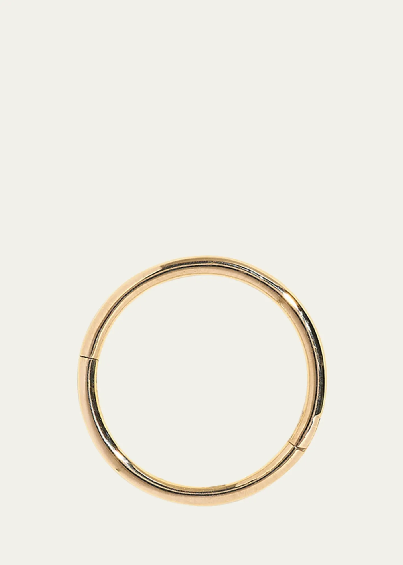 Pamela Love12mm 14k Yellow Gold Plain Clicker Huggie Earring