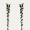 Paul Morelli18K Black Gold Confetti Drop Earrings with Multicolor Diamonds