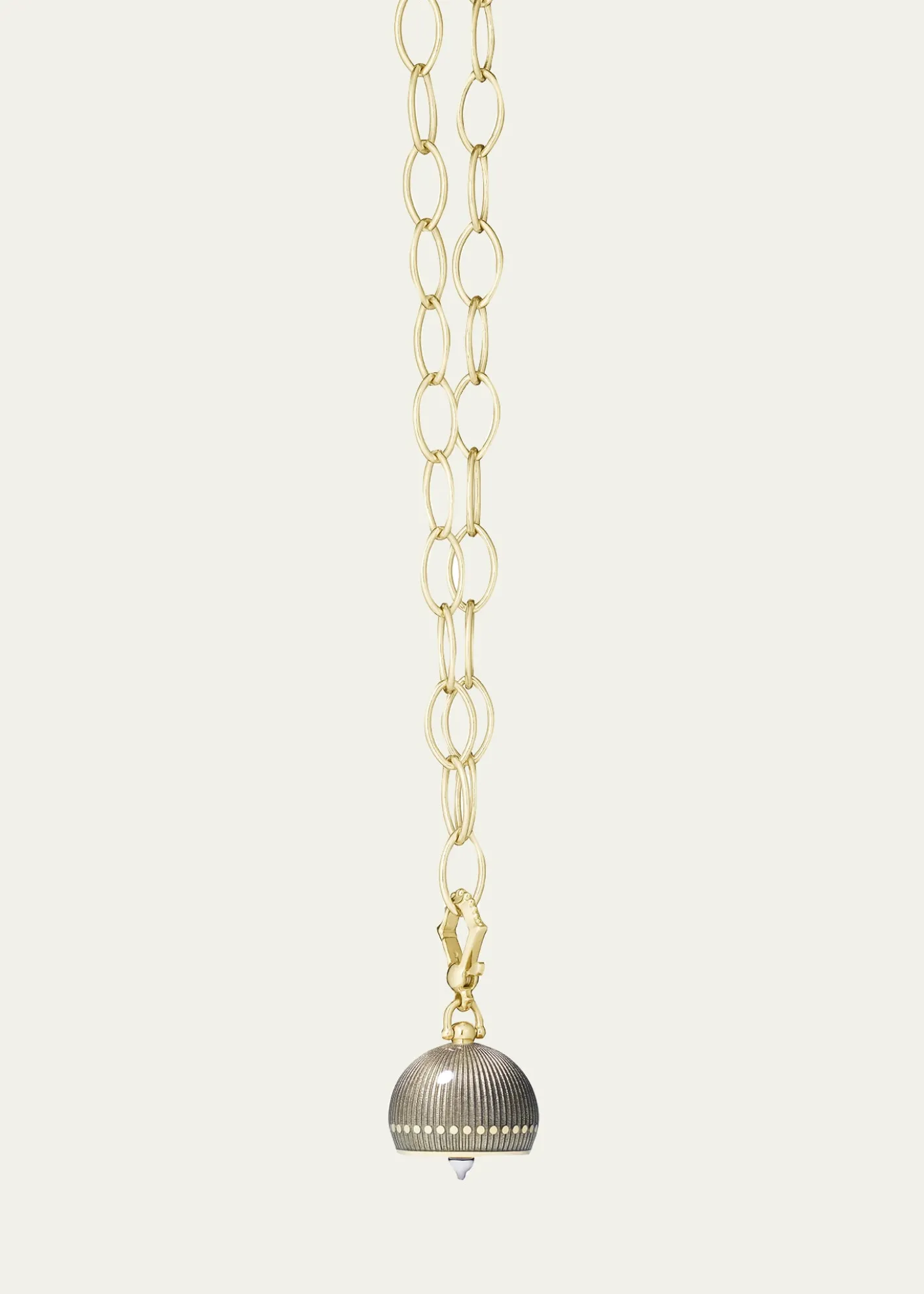 Paul Morelli18K Enameled Meditation Bell Pendant