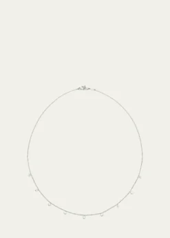 Paul Morelli18K White Gold Floating 9-Diamond Necklace