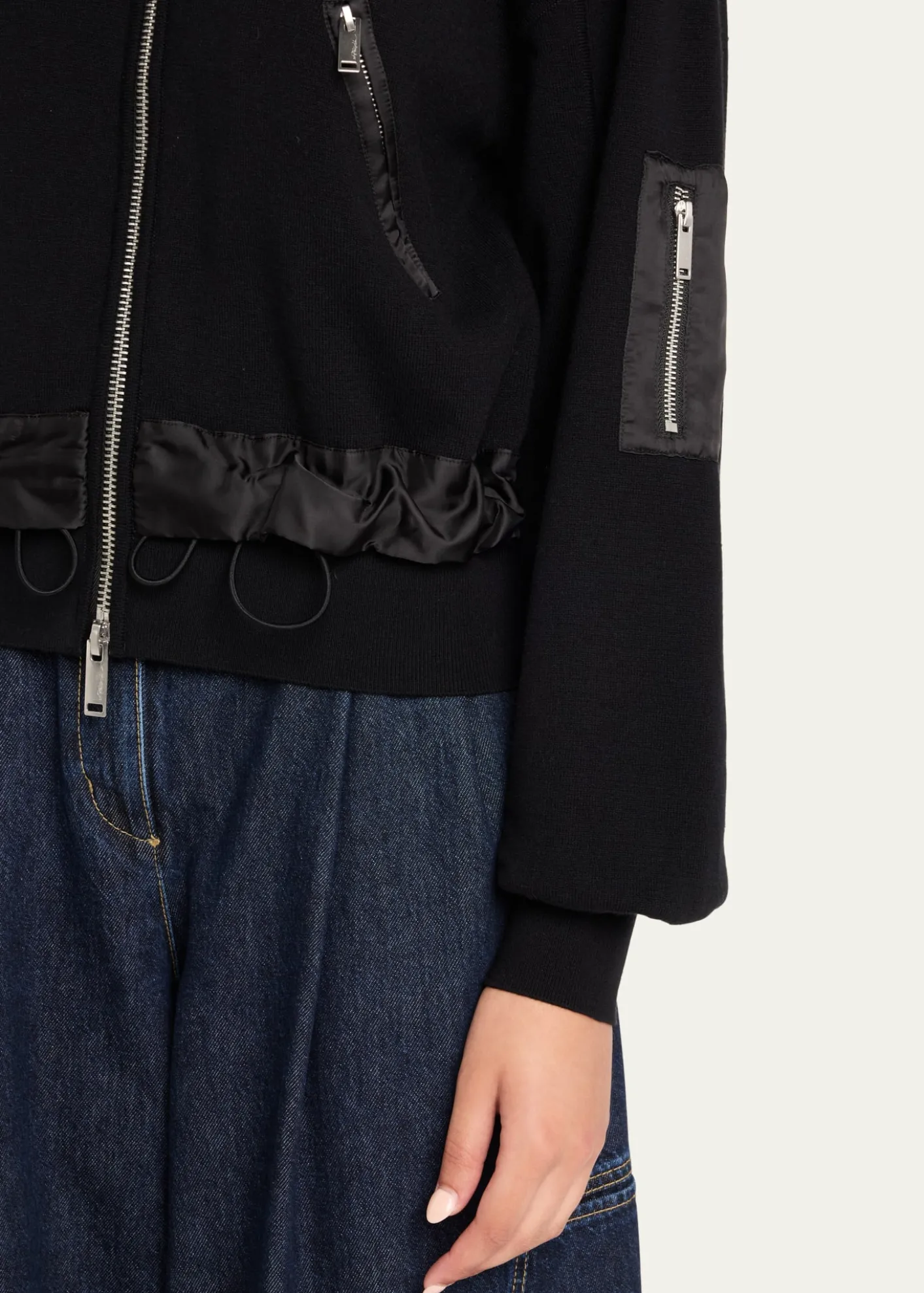3.1 Phillip LimDouble-Layer Bomber Jacket