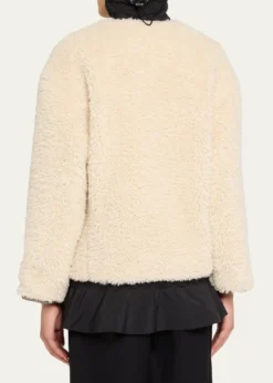 3.1 Phillip LimFlounce-Hem Sherpa Jacket