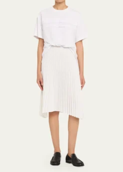 3.1 Phillip LimFrench-Tuck T-Shirt Combo Dress