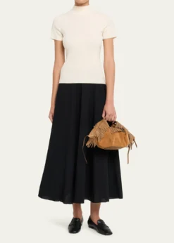 3.1 Phillip LimLuna Mini Fringe-Trim Suede Crossbody Bag