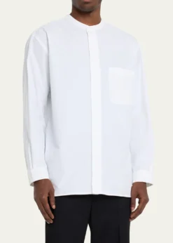 3.1 Phillip LimMen's Band-Collar Relaxed Sport Shirt