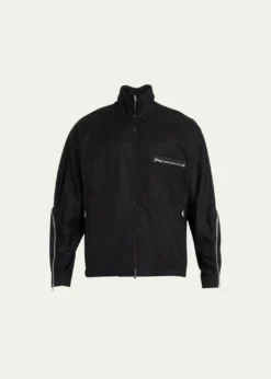 3.1 Phillip LimMen's Curve-Zip Blouson Jacket