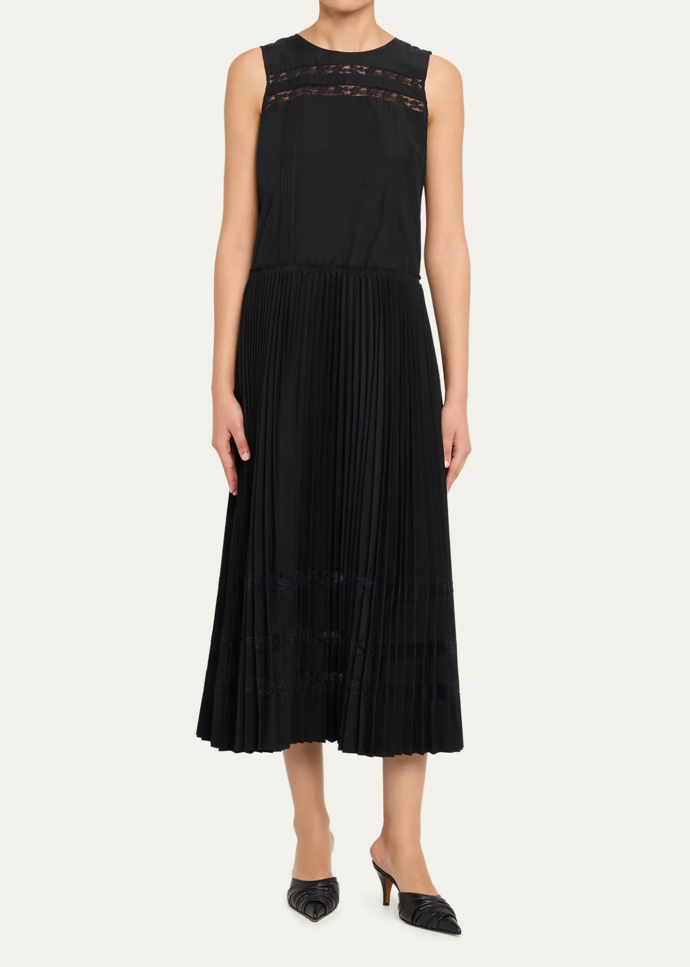 3.1 Phillip LimPleated A-Line Midi Dress