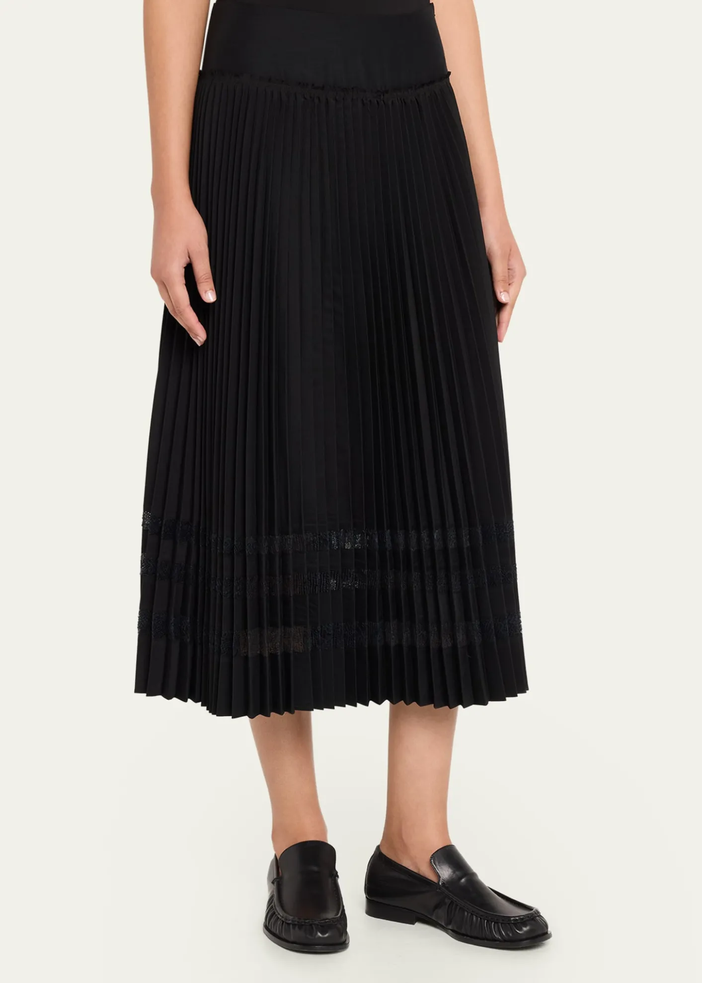 3.1 Phillip LimPleated A-Line Midi Skirt