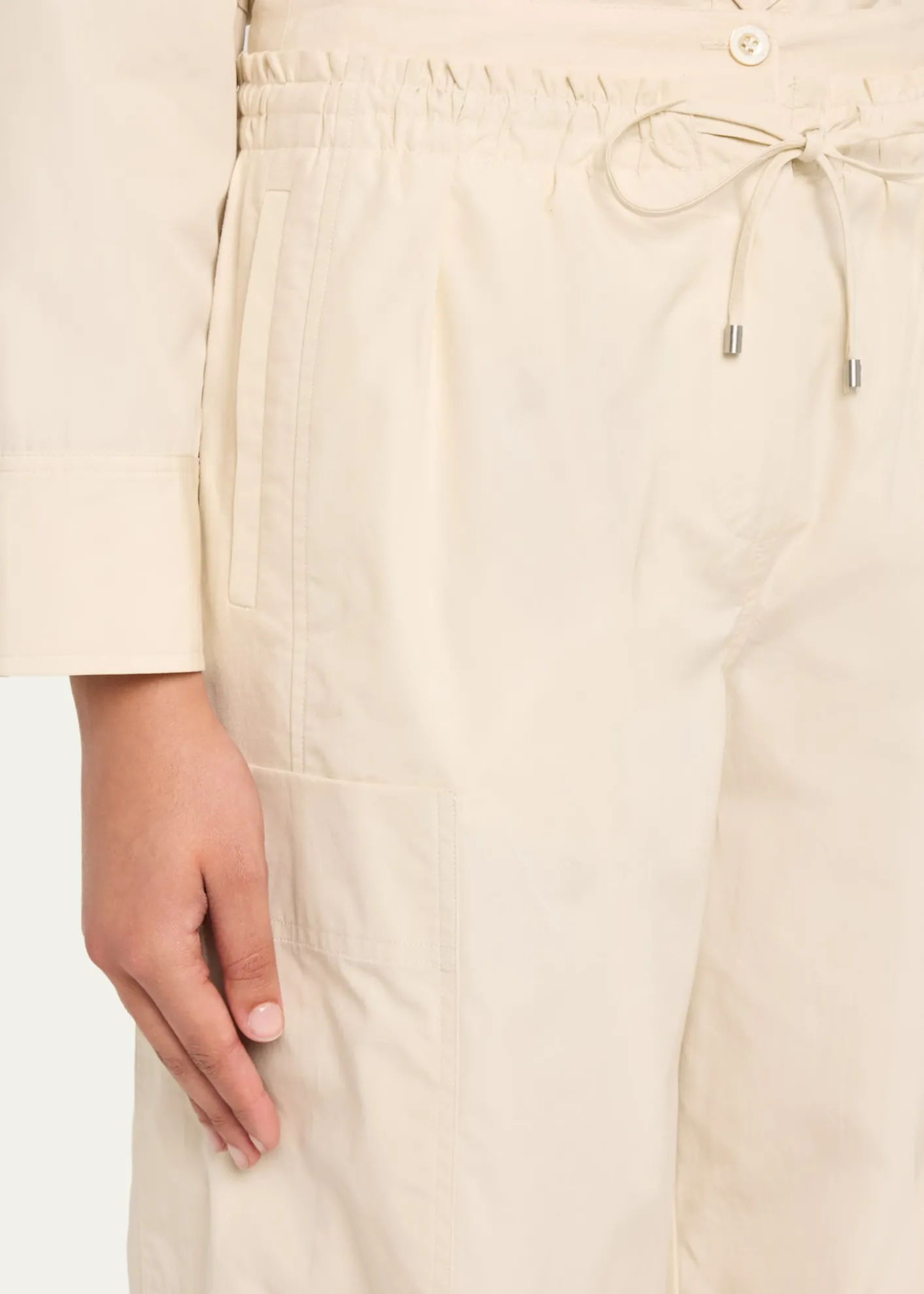 3.1 Phillip LimPoplin Double-Waistband Pants