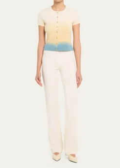 3.1 Phillip LimShort-Sleeve Ombré Cardigan