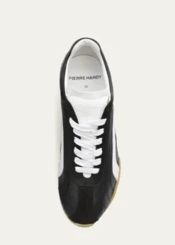 Pierre HardyJump Mixed Leather Sneakers