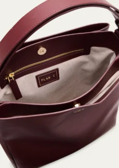 Plan CFolded Tote Bag in Vitello Leather