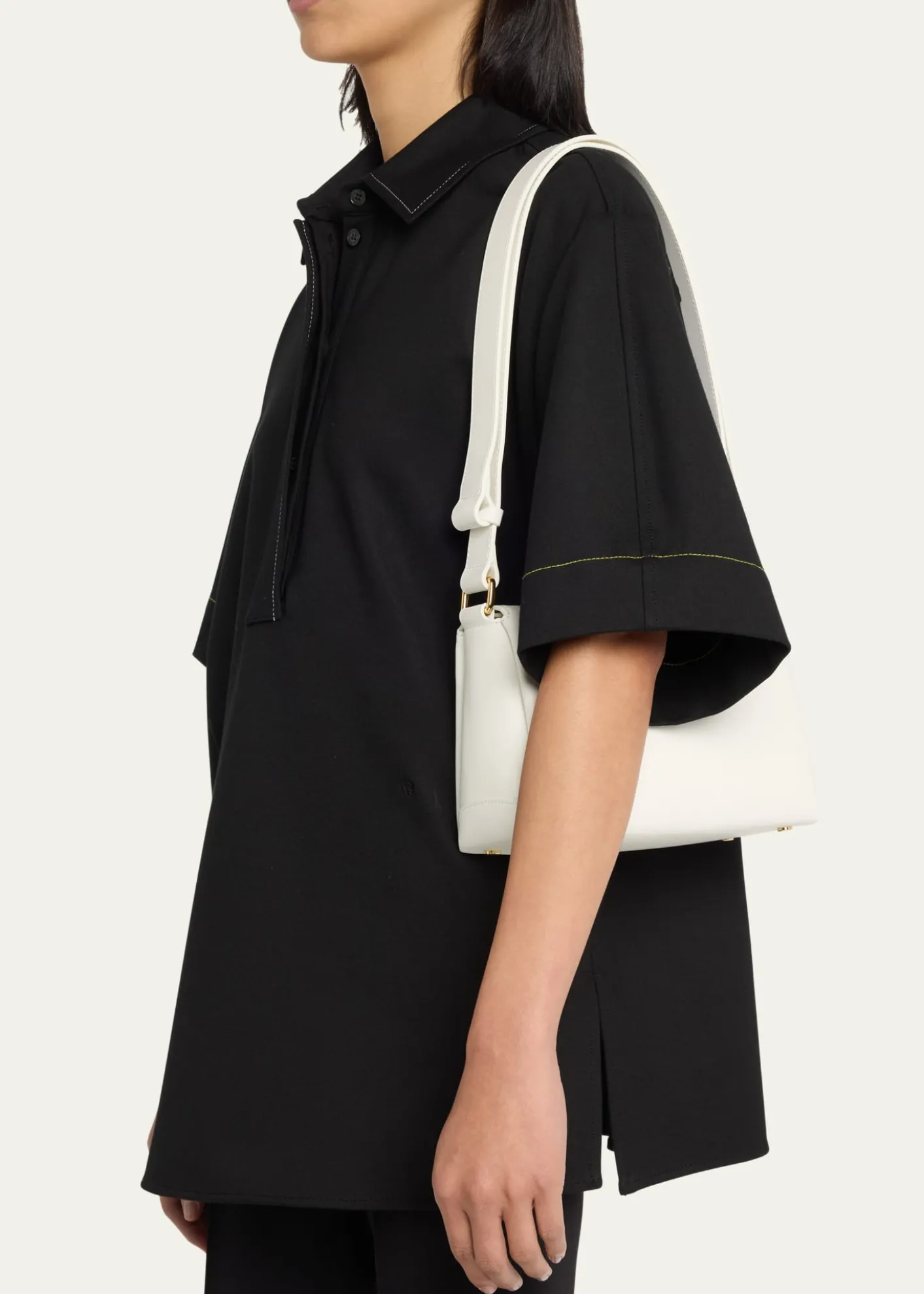 Plan CSmall Leather Shoulder Bag