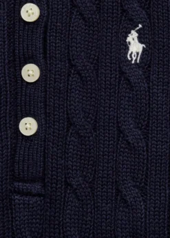Polo Ralph Lauren Girl's Cable Knit Sweater Dress, Size 2-6X