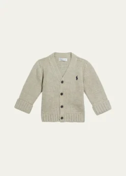 Polo Ralph LaurenBoy's Cotton Cardigan, Size 3M-24M
