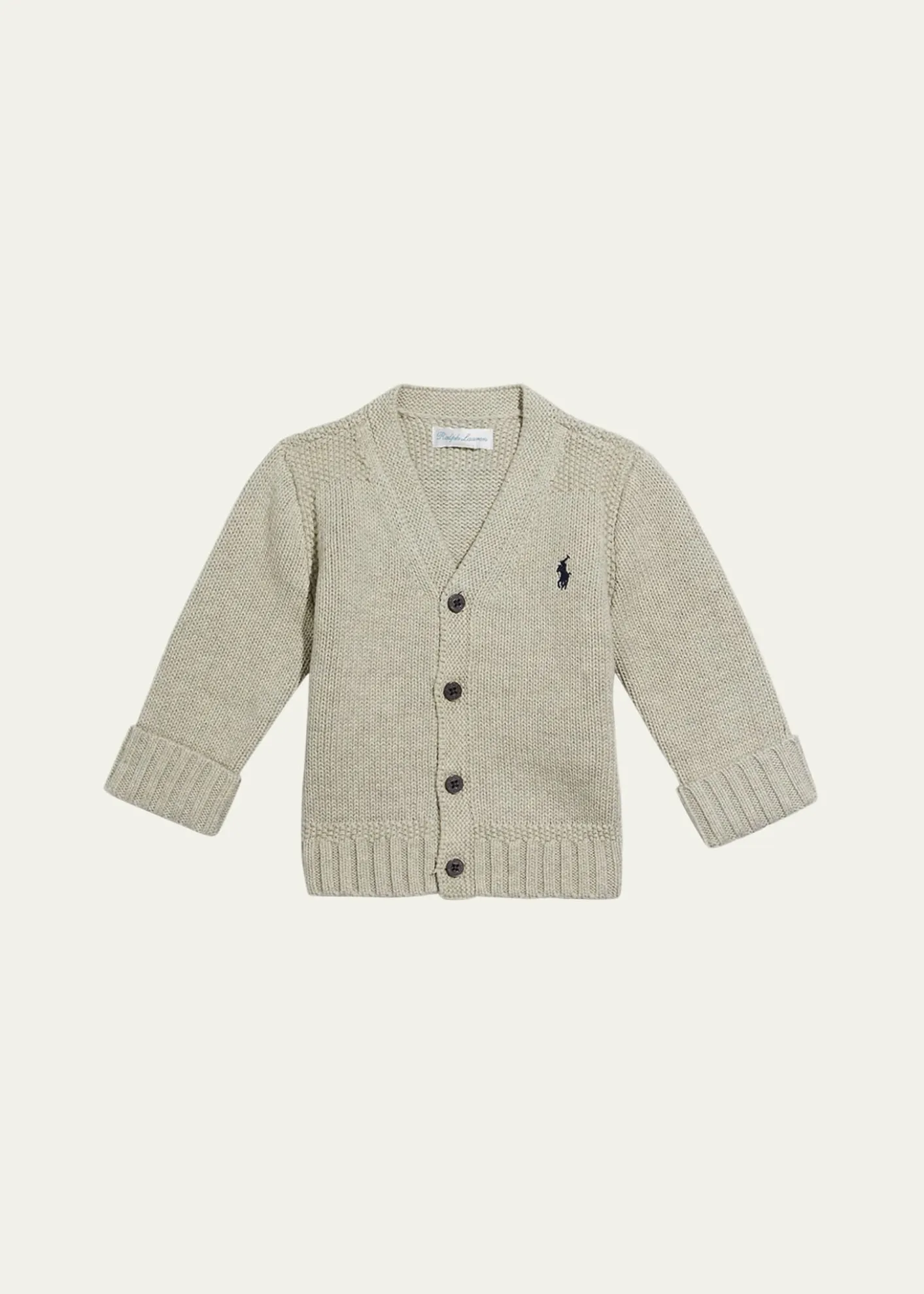 Polo Ralph LaurenBoy's Cotton Cardigan, Size 3M-24M