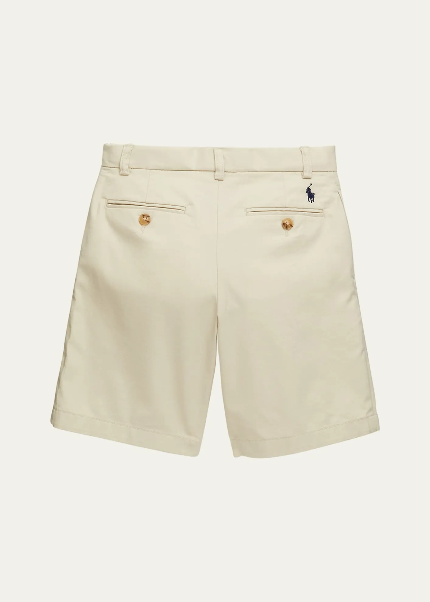Polo Ralph LaurenBoy's Logo Embroidered Flat Front Chino Shorts, Size 2-7