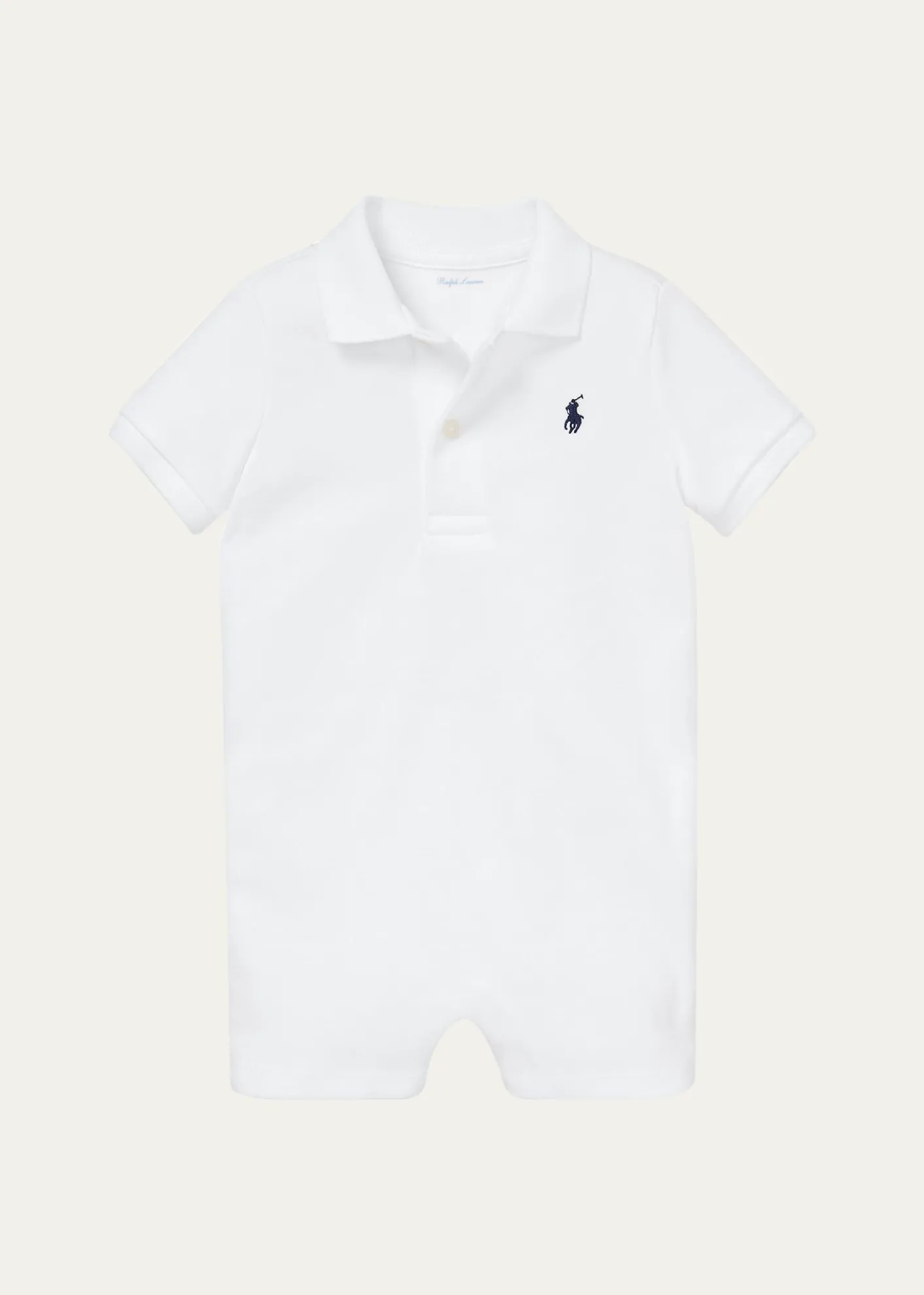 Polo Ralph LaurenBoy's Polo Interlock Cotton Shortall, Sizes 3M-24M