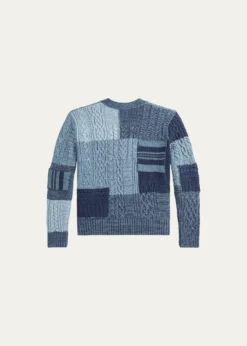 Polo Ralph LaurenGirl's Cotton Patchwork Cardigan Sweater, Size S-XL