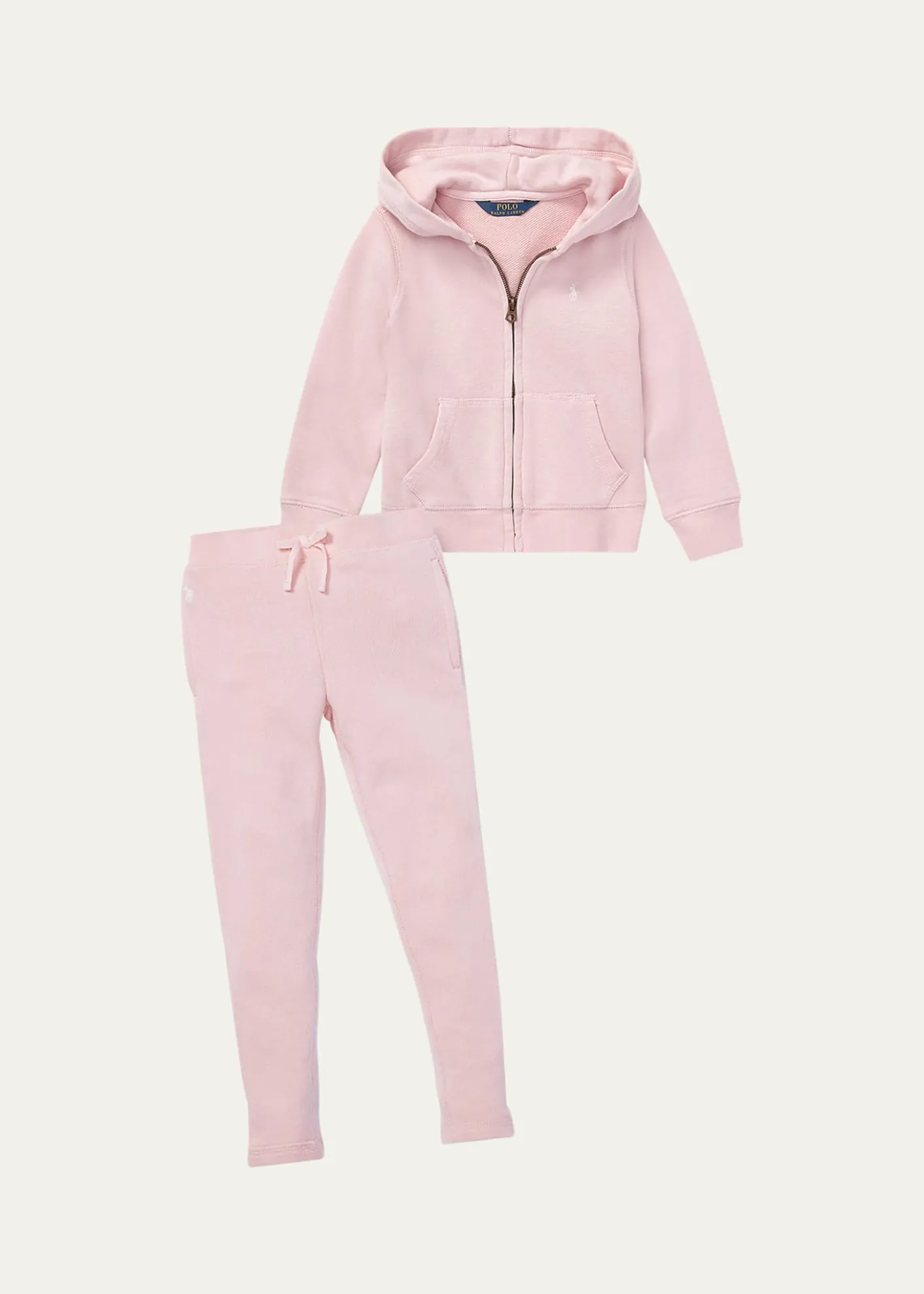 Polo Ralph LaurenGirl's Drapey Terry Zip Hoodie, Size 2-6X