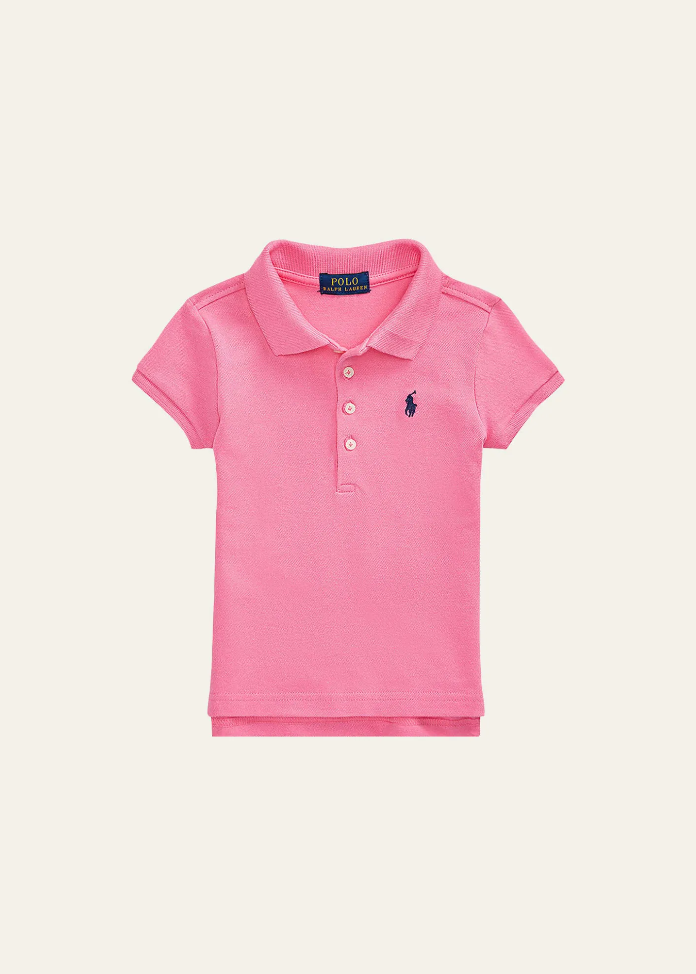 Polo Ralph LaurenGirl's Logo Embroidered Short-Sleeve Polo Shirt, Size 2-6X