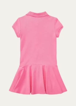 Polo Ralph LaurenGirl's Stretch Cotton Mesh Polo Dress, Size 2-6X