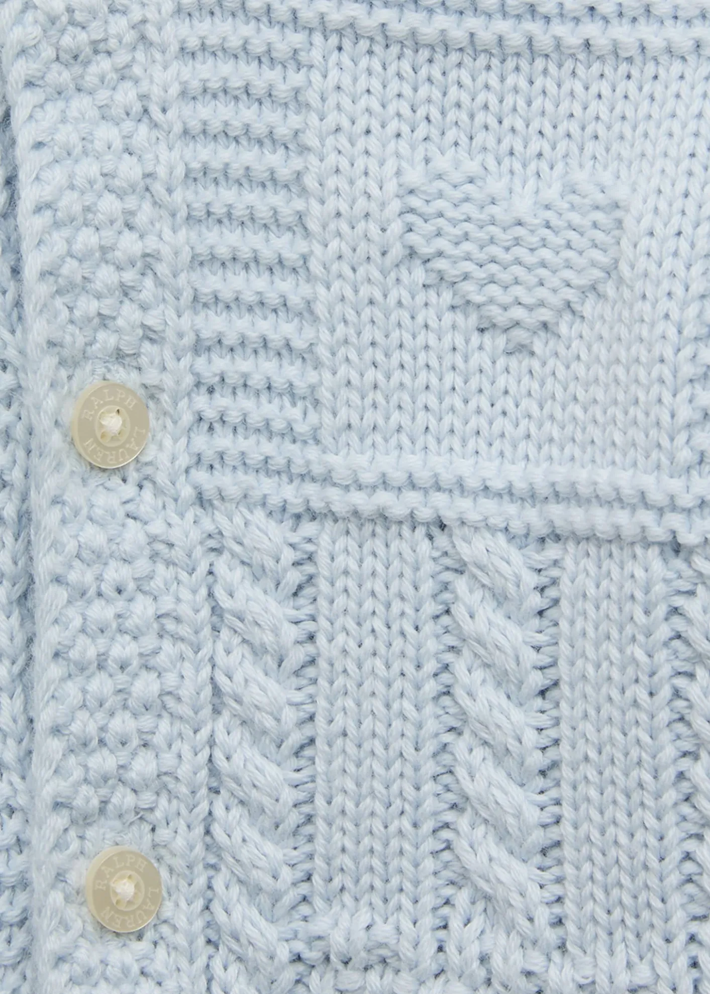Polo Ralph LaurenKid's Cardigan W/ Bear Intarsia, Size 3M-24M