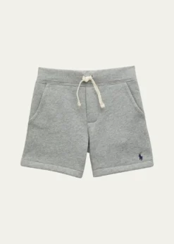 Polo Ralph LaurenKid's Embroidered Pony Fleece Shorts, Size 2T-6