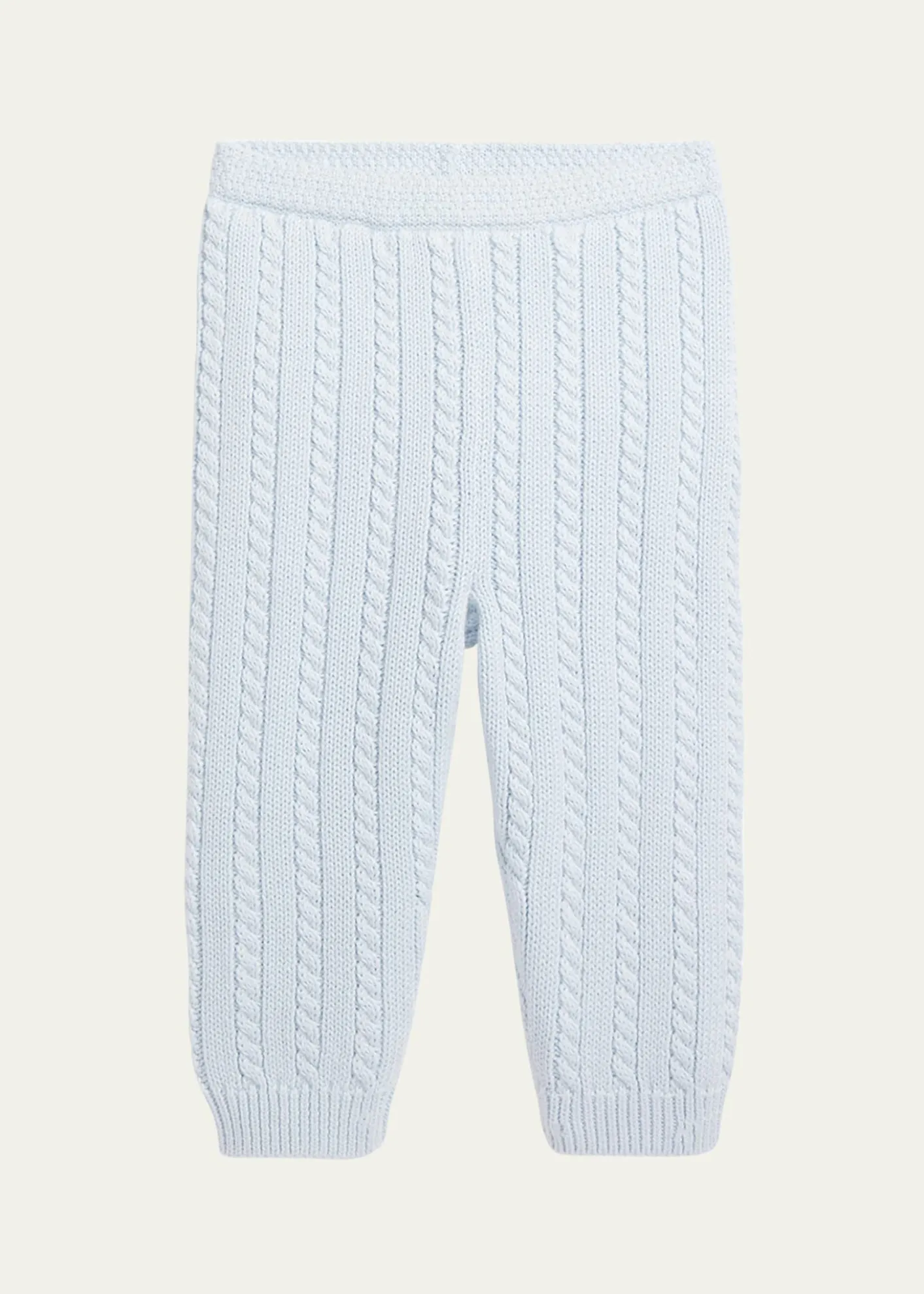 Polo Ralph LaurenKid's Organic Cotton Cable-Knit Sweater Pants, Size 3M-24M