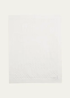 Polo Ralph LaurenKid's Pointelle Teddy Bear Blanket