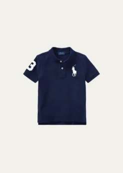 Polo Ralph LaurenBoy's Big Pony Pique Knit Polo, Size 2-7
