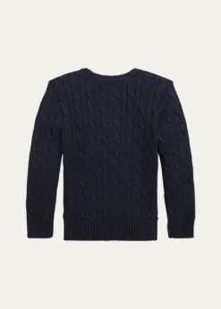 Polo Ralph LaurenBoy's Cable Knit Sweater, Size 2-7